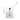Front view of the Snow Globe XL Bong, a white glass water pipe resembling a snow globe with a rounded base and clear mouthpiece.
