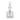 A studio shot of the Showerhead Puck Rig, showing its compact size and clear glass construction from a slightly angled front view.