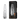 Front three-quarter view of the clear glass Lookah Glass Mini Unicorn Bubbler against its black product box, lit to show its tapered cone shape and inner chamber.