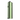 Tall vertical close-up of a metallic green Pax Four Vaporizer showing its curved body, side indicator window, and illuminated X logo.