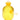 Primate Glass Primate Glass Pineapple Mini Bong “Tropical Sipper” – 4″ Yellow