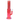 Dopezilla Dopezilla Elemental Dragon Straight Tube Water Pipe 13 in. Red