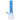 Side view of the DankStop Twisted Neon Beaker with Tree Perc showing a blue-tinted twisted neck, visible tree perc chamber, and clear beaker base.