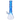 Angled close-up of the DankStop Twisted Neon Beaker with Tree Perc showing its blue-tinted straight neck, tree percolator chamber, and clear beaker base.