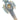 Primate Glass Primate Glass Silver Fumed Color-Changing Glass Bird Hand Pipe “Songbird” – Assorted