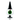 Front view of the Wicked Witch XL Bong, a tall glass piece with a pointed, dark-colored neck and rounded base reflecting on a shiny surface.
