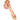 Primate Glass Primate Glass Color-Changing Spiral Hammer Bubbler “Stripe Sprint” – 5½″ – Assorted Colors