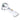 A clear view of the 4" White Widow hand pipe, showing the smooth, curved bowl and simple design.
