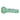 Side view of the Wido 4" Sour Diesel Hand Pipe - Milky Green showing its glossy pale green glass body with small colorful decals along the top.