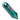 A side view of the 5-inch Famous Design Floral Lush Crystal Hand Pipe, showcasing its curved shape and floral design.