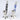 Pair of upright DankStop Dankstop METAL STANDING ASSORTED PIPES on a white surface, one black with logos and one blue with cut patterns seen from a slight overhead angle
