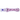 Side view of the DankStop Frit Cone One Hitter - 3 in. showing a clear glass tube with a central milky purple frit pattern and a single raised purple dot near the mouthpiece.