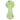 Top-down view of the DankStop Frit Marble Rim Pastel Spoon Pipe - 3.5 in., showing its pale green glass bowl and straight stem.