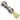 A close-up, angled view of the Dankstop Color Twisting Fumed One Hitter, displaying its swirling color pattern and glass construction.