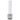 Close-up front view of the Frost blue DankStop Mini Mosque Nectar Collector - 10mm showing the frosted cylindrical tip seated in a metallic threaded base.