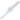 A slightly angled view of the Dankstop Glass Straw, showing its clear glass construction and simple, elongated form.