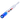 Angled close-up of the DankStop Dankstop Glass Straw with Beads showing a blue-tinted mouthpiece and a row of colorful embedded beads inside the clear glass.