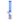 Straight-on view of the DankStop Color Tube & Tree Perc Rounded Beaker Bong - 10.5 in. showing its tall blue straight tube, clear angled joint, and visible tree percolator inside.