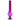 Front view of the 12-inch JM Plastics Flame Bubble Base Acrylic Water Pipe, showing a purple acrylic tube with flame decals.