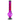 Front view of the 12-inch JM Plastics Flame Bubble Base Acrylic Water Pipe, showcasing its vibrant pink hue and flame detailing.