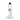 Front view of the Blast Off XL Bong, a clear glass water pipe with a uniquely shaped neck and base.
