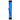Straight-on view of the JM Plastics Straight Tube with Carb Hole Acrylic Bong in a translucent blue tube showing its angled metal downstem and round carb hole against a white background