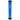 Vertical close-up of a clear blue-tinted JM Plastics Straight Tube with Carb Hole Acrylic Bong centered on a white background showing its straight tube, interior downstem and black top and base.
