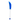 Centered vertical studio shot of the HEMPER Dabbing Staff Glass Dab Tool showing a curved translucent blue glass blade with three clear glass hooks above a white glass shaft and rounded blue end.