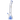 A studio shot of the 18-inch Titans Oceanus Water Pipe, displaying a curved form and blue accents against a plain white background.