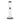Centered, front view of the clear glass DankStop Dopezilla Cerberus Bong - 12 in. showing its straight tube, percolator chamber, and dark-rimmed base.