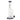 Vertical, full-height studio shot of the DankStop Dopezilla Cerberus Bong - 12 in. showing clear glass chambers, black-rimmed base and removable downstem.