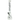A front view of the 18" Evil Eye Clear Glass Beaker Bong, showcasing its clear glass construction and simple beaker shape.