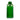Centered front view of a tall ribbed emerald glass jar with a matching ribbed lid, the NWTN Home Deco Gravity Pipe shown against a white background.