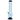 Front view of the 12-inch JM Plastics Evil Eye Pyramid Bubble Base Acrylic Water Pipe, showing a clear acrylic tube with a patterned base.