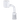 Close-up side view of the clear glass DankStop 2mm Quartz Thermal Banger - 90 degree - Female 14 mm showing its rounded bucket, curved 90-degree neck, and frosted female joint against a white background