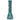 Front view of the 12-inch Famous Design Floral Lush Beaker Water Pipe, showcasing a vibrant floral pattern on its green glass body.