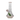Front view of the Flower Vase XL Bong, a clear glass piece with a wide base and slender neck, set against a plain white background.