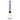 Tall front view of the Prism Skull Beaker Single Stack showing a clear glass beaker base with an etched skull and a tall translucent purple neck patterned with repeating skull illustrations.