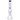 Front view of the 16-inch DankStop Beaker with Perc & Color Mouthpiece, showcasing the blue mouthpiece and clear glass construction.