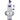 Front view of the 14-inch Tube-ular with Dual Perc Water Pipe, showcasing its clear glass construction and unique perc arrangement.