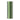 Top-down view of a matte greenstone Pax Flow Vaporizer showing its elongated oval power strip and embossed Pax logo.