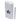 Front view of the Famous X Aluminum Dugout Pipe next to a slender metal accessory, both on a plain white background.