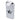 Front view of the Famous X Aluminum Dugout Pipe, showing its sleek silver finish and compact, rectangular design.