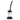 Right-side view of the JM Plastics Mini Hoser with Carb Hole Acrylic Bong showing its clear cylindrical chamber, black top and base, and a curved black mouthpiece.