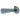 A close-up, angled view of the Twisted Fumed Pipe - 4.5 in, displaying its colorful, fumed glass design.