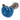 Front view of the 2.5-inch Multi Frit Pipe, showcasing a colorful frit pattern on clear glass.