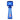 Top-down view of the Grateful Dead x Pulsar Geometric Glass Spoon Pipe | 4.25" in translucent cobalt blue showing the bowl, tapered stem, and white-and-red Grateful Dead logo.