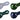 Four angled studio views of Pulsar Spoon Pipe Built-In Honeycomb Screen- 4"/Colors Vary showing glossy colored hand pipes on a white background.