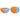 Close-up front view of two half-sphere orange and light blue silicone containers for the DankStop Silicone Ball Container, shown open and nested on a white background.