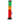 Front view of the JM Plastics Irie Twist with Pull Slide Acrylic Water Pipe, showcasing its twisted acrylic design and clear construction.